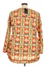 Lucky & Blessed Orange Long Sleeve Blouse Size 3X - photo 2