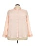 Torrid 100% Polyester Pink 3/4 Sleeve Blouse Size 2X Plus (2) - photo 1