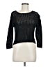 Grace Elements Metallic Black Pullover Sweater Size M - photo 1