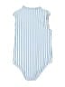 Crewcuts Stripes Blue One Piece Swimsuit Size 6 - 7 - photo 2