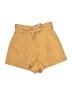 Ulla Johnson Solid Yellow Khaki Shorts Size 00 - photo 1