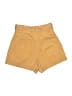 Ulla Johnson Solid Yellow Khaki Shorts Size 00 - photo 2