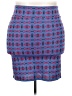Lularoe Argyle Blue Casual Skirt Size 3X - photo 1