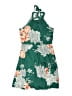Gorlya 100% Polyester Tropical Green Dress Size 12 - photo 1
