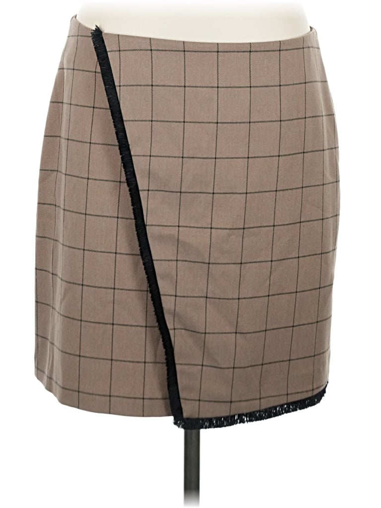 Pre-owned Halogen Casual Skirt In Tan