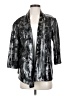 N Touch Print Silver Blazer Size S - photo 1