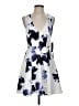 Lulus 100% Polyester Graphic Blue Cocktail Dress Size S - photo 1