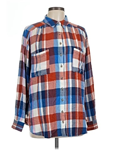 Pilcro Long Sleeve Button-Down Shirt (view 1)