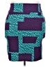 Lularoe Graphic Teal Casual Skirt Size 3X - photo 1