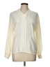 San Andre 100% Polyester Ivory Long Sleeve Blouse Size 10 - photo 1