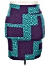 Lularoe Graphic Teal Casual Skirt Size 3X - photo 2