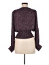 Parker Purple Long Sleeve Blouse Size M - photo 2