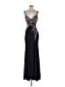 Mac Duggal 100% Polyester Black Cocktail Dress Size 0 - photo 1