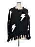 White Birch 100% Acrylic Stars Black Pullover Sweater Size 2X - photo 1