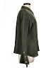 Free People 100% Polyester Solid Green Long Sleeve Blouse Size L - photo 4