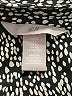 H&M 100% Polyester Animal Print Silver Black 3/4 Sleeve Blouse Size XL - photo 7