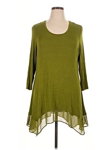 LOGO by Lori Goldstein 3/4 Sleeve T-Shirt (view 1)