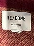 RE/DONE Plaid Burgundy Cardigan Size M - photo 7