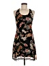 Double Zero 100% Polyester Paisley Black Casual Dress Size M - photo 1