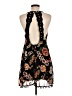 Double Zero 100% Polyester Paisley Black Casual Dress Size M - photo 2