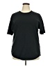BYLT Solid Black Short Sleeve T-Shirt Size XXL - photo 1