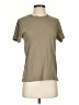 Set Active 100% Cotton Solid Tan Short Sleeve T-Shirt Size S - photo 1