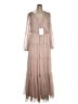 Mac Duggal 100% Polyester Tan Cocktail Dress Size 16 - photo 1