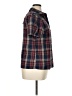 Assorted Brands 100% Polyester Plaid Blue Short Sleeve Blouse Size XL - photo 4