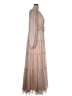 Mac Duggal 100% Polyester Tan Cocktail Dress Size 16 - photo 4