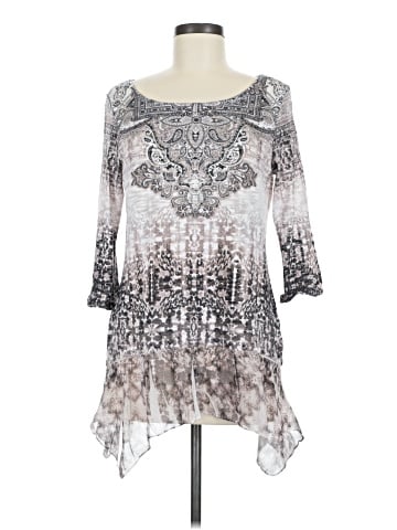 One World 3/4 Sleeve Blouse (view 1)