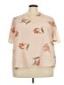 Ava & Viv Tan Short Sleeve Blouse Size 3X - photo 1