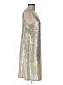 MSK Metallic Silver Cocktail Dress Size L - photo 4