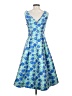 Adrianna Papell Tropical Blue Cocktail Dress Size 0 - photo 2