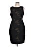 Tommy Hilfiger Graphic Black Cocktail Dress Size 10 - photo 1