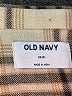 Old Navy 100% Cotton Plaid Yellow Long Sleeve Button-Down Shirt Size 5 - photo 3