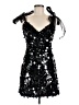 Unbranded 100% Polyester Black Cocktail Dress Size 9 - photo 1