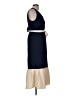 DKNY 100% Polyester Color Block Blue Casual Dress Size 6 - photo 4