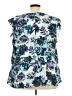 Ava & Viv 100% Polyester Blue Sleeveless Blouse Size 4X - photo 2
