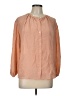Everlane 100% Silk Orange Long Sleeve Silk Top Size L - photo 1