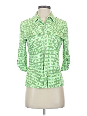J. McLaughlin 3/4 Sleeve Button-Down Shirt (view 1)