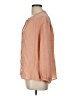 Everlane 100% Silk Orange Long Sleeve Silk Top Size L - photo 5