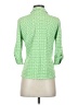 J. McLaughlin Polka Dots Green 3/4 Sleeve Button-Down Shirt Size S - photo 2