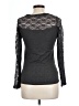 Splash Gray Long Sleeve Top Size L - photo 2