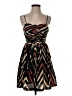 Ecote Chevron-herringbone Black Cocktail Dress Size XS - photo 1