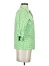 J. McLaughlin Polka Dots Green 3/4 Sleeve Button-Down Shirt Size S - photo 4