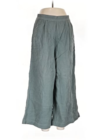 Madewell The Untailored Wide-Leg Crop Pant in Lightspun (view 1)