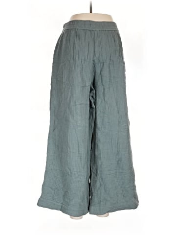 Madewell The Untailored Wide-Leg Crop Pant in Lightspun (view 2)