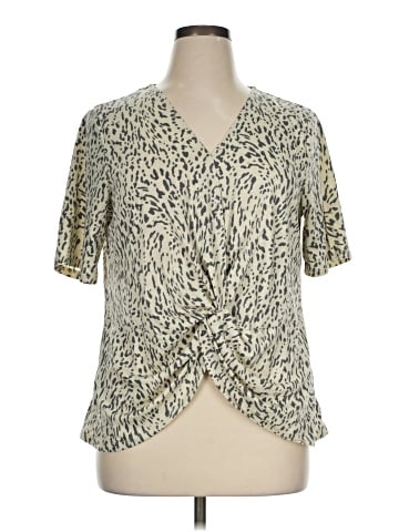 Bobeau Short Sleeve Blouse (view 1)