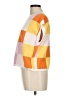 Unbranded 100% Viscose Checkered-gingham Orange Poncho Size M - photo 5