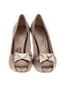 Salvatore Ferragamo Gray Heels Size 5 1/2 - photo 2